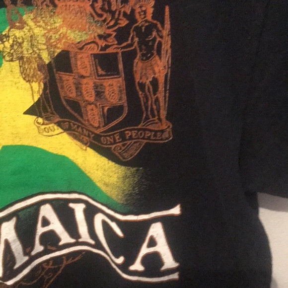Stunning Sun Island Premium Cotton Tshirt w/ Gorgeous Jamaica Print 🇯🇲 - Picture 6 of 6